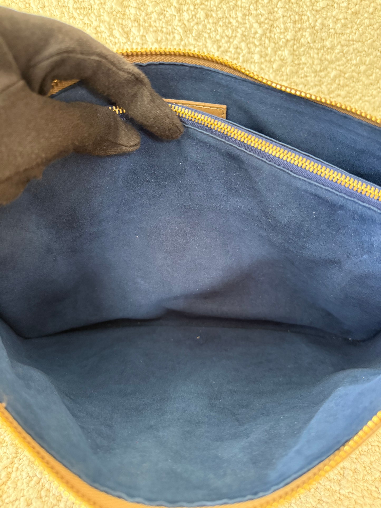 Louis Vuitton Coussin MM Taupe Monogram Embossed Puffy Lambskin