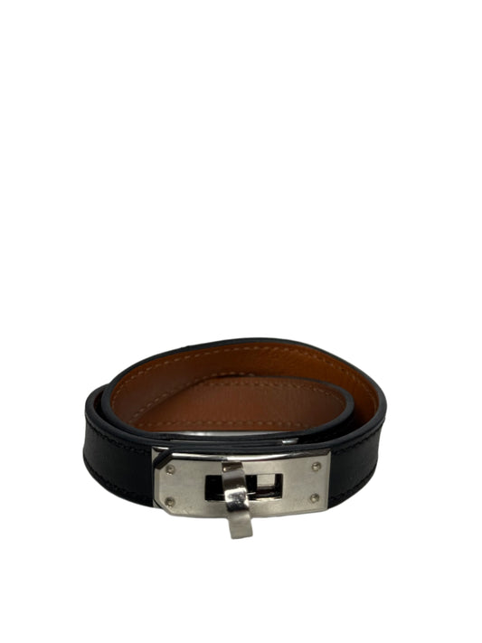 Hermès Kelly Double Tour Bracelet Black