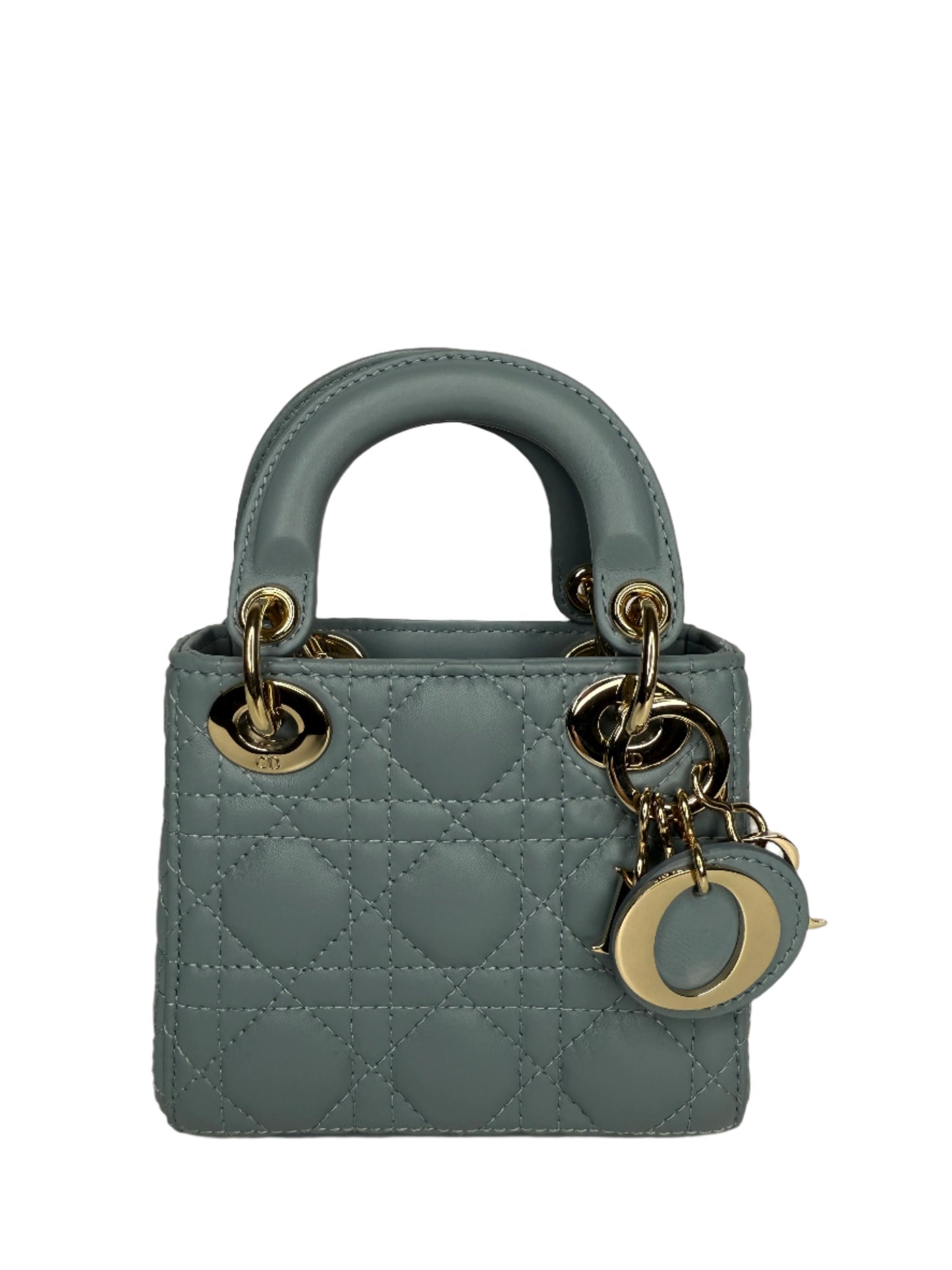 Dior Lady Dior Micro Bag Cloud Blue Cannage Lambskin