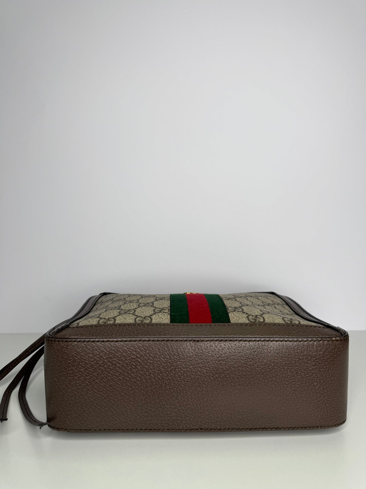 Gucci Ophidia GG Supreme Canvas and Leather Top Handle Bag