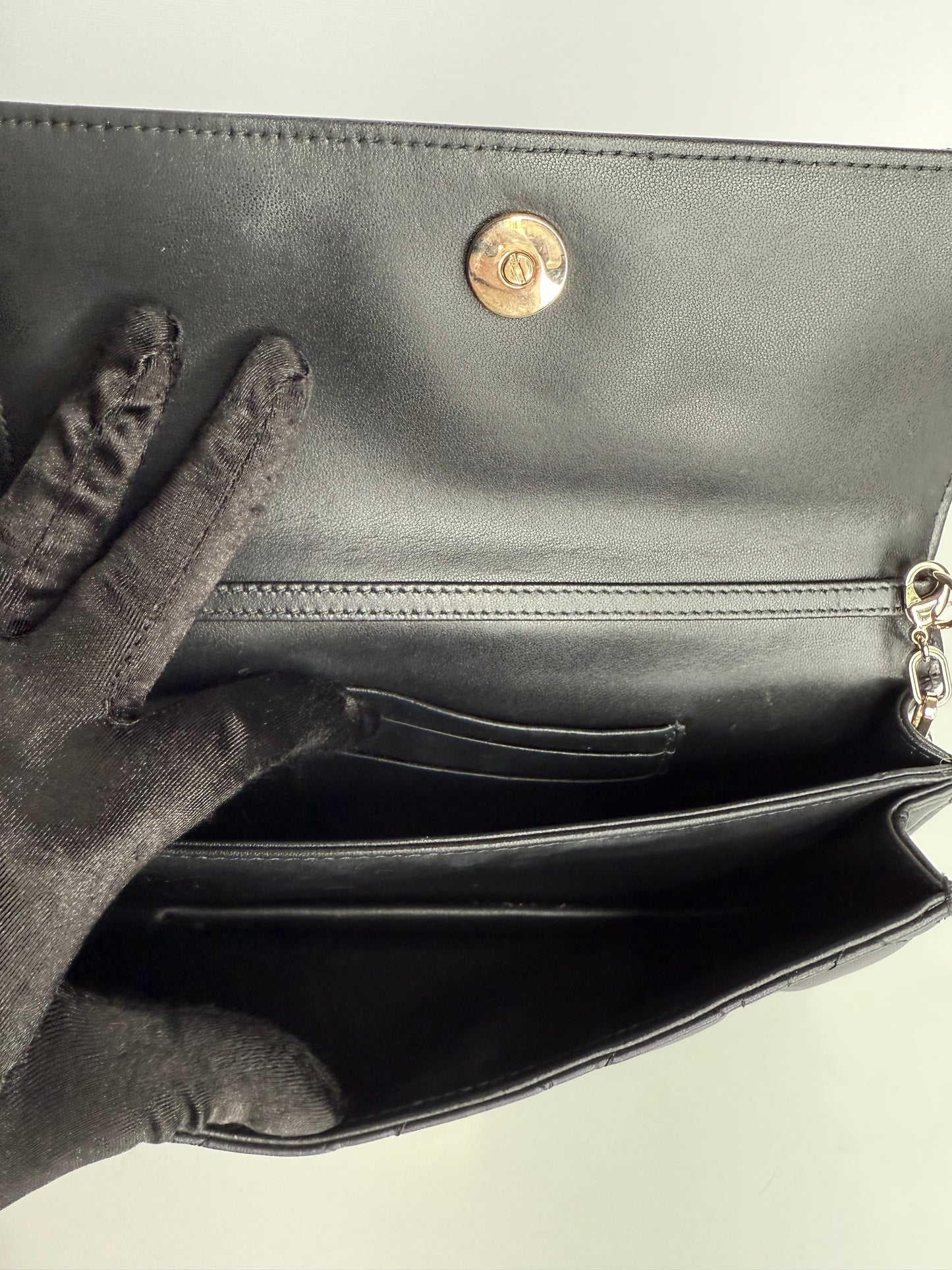 Dior My Dior Mini Bag Black Cannage Lambskin