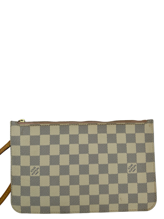 Louis Vuitton Neverfull Pochette  Damier Azur Canvas