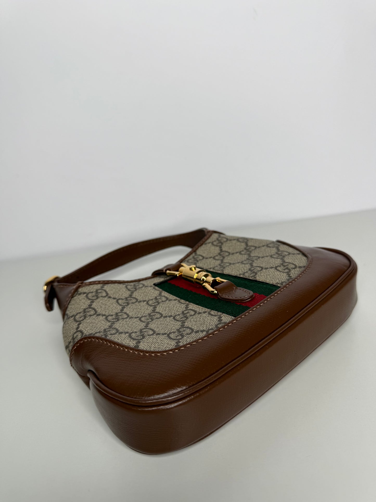 Gucci Jackie 1961 Mini Hobo Bag In GG Supreme Canvas