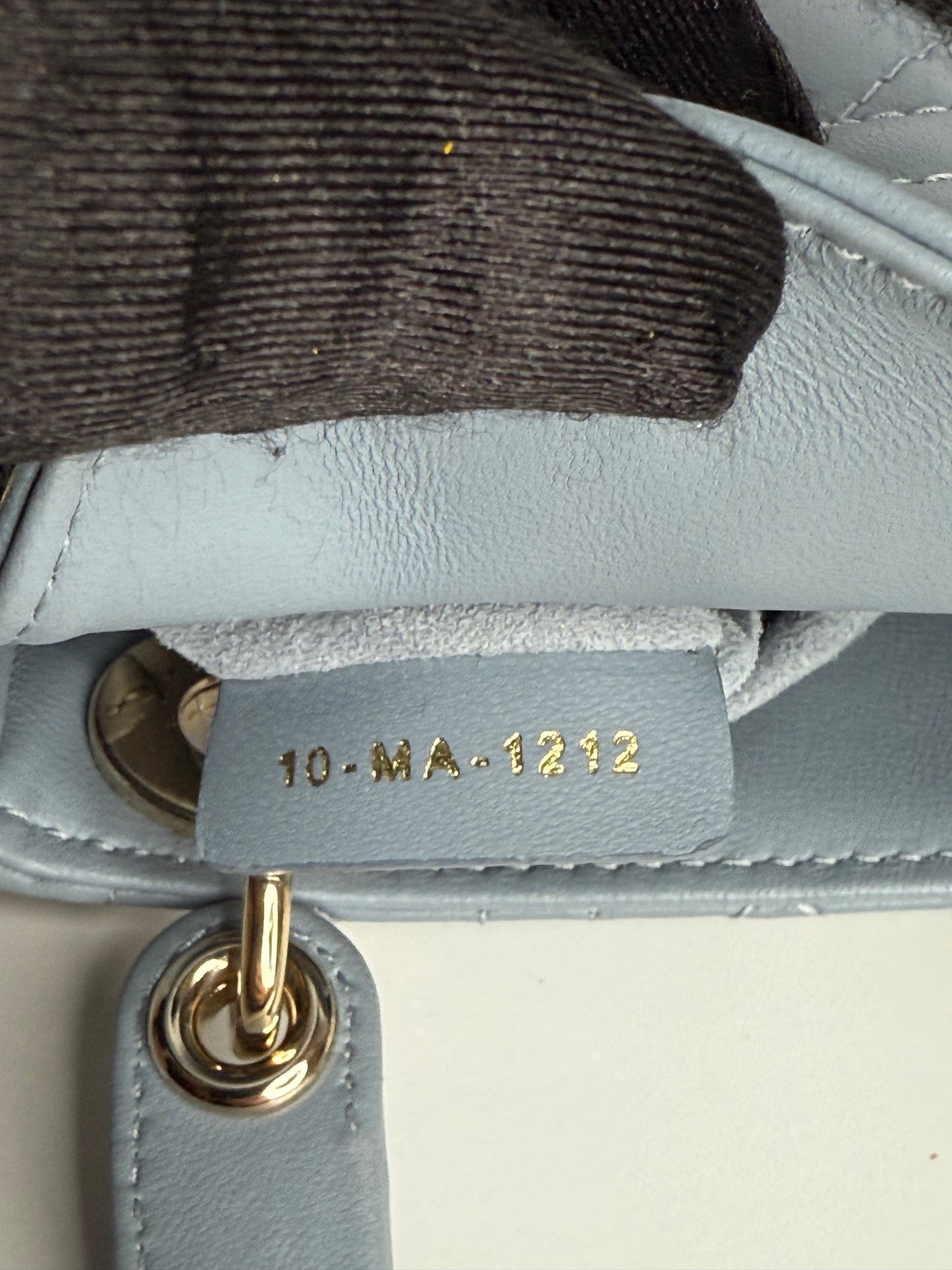 Dior Lady Dior Micro Bag Cloud Blue Cannage Lambskin