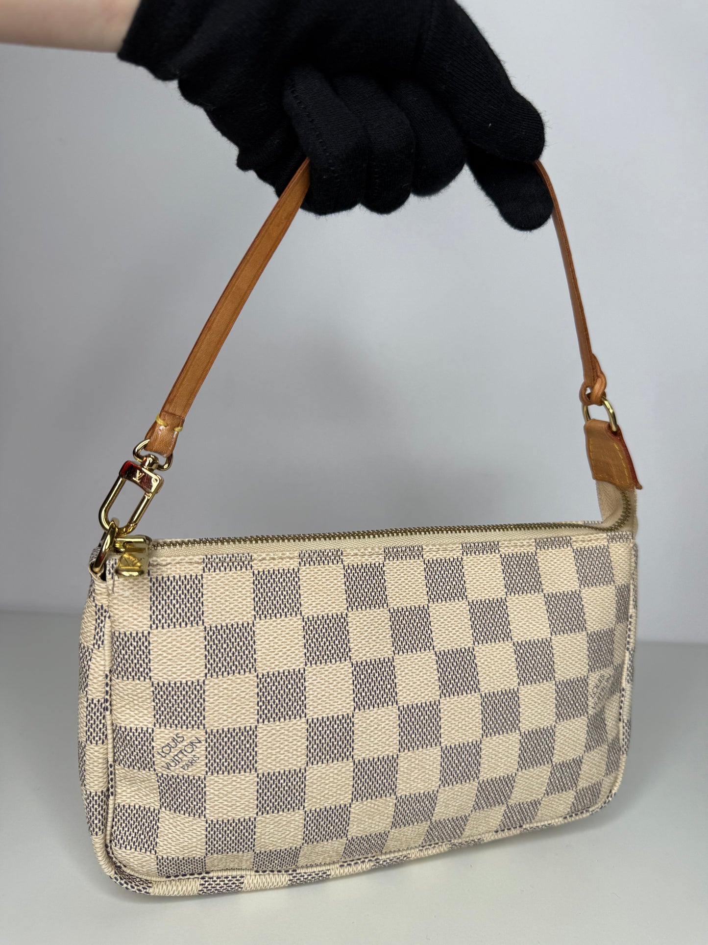 Louis Vuitton Pochette Accessoires Damier Azur Canvas