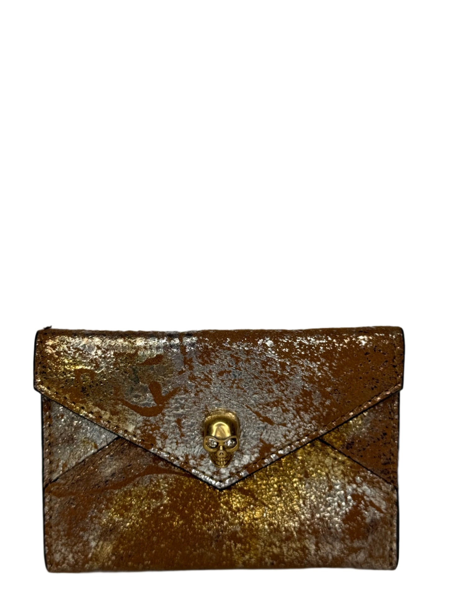 Alexander McQueen Skull Leather Card Case