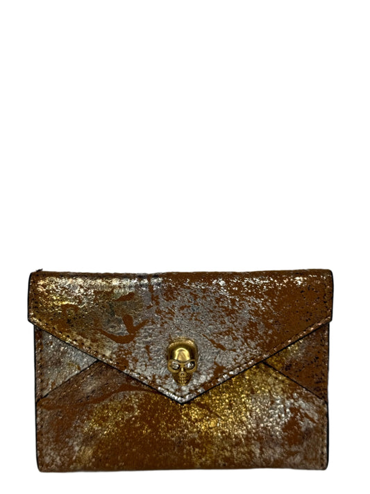 Alexander McQueen Skull Leather Card Case