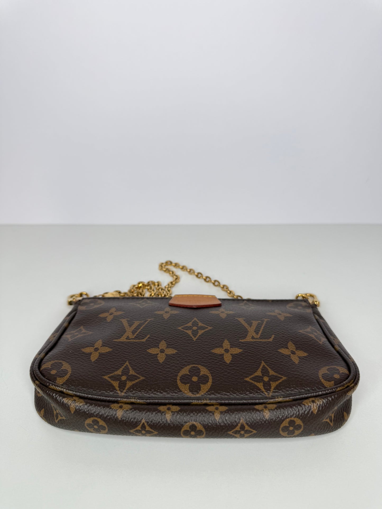 Louis Vuitton Multi Pochette Accessoires Rose Klair Strap Monogram Canvas