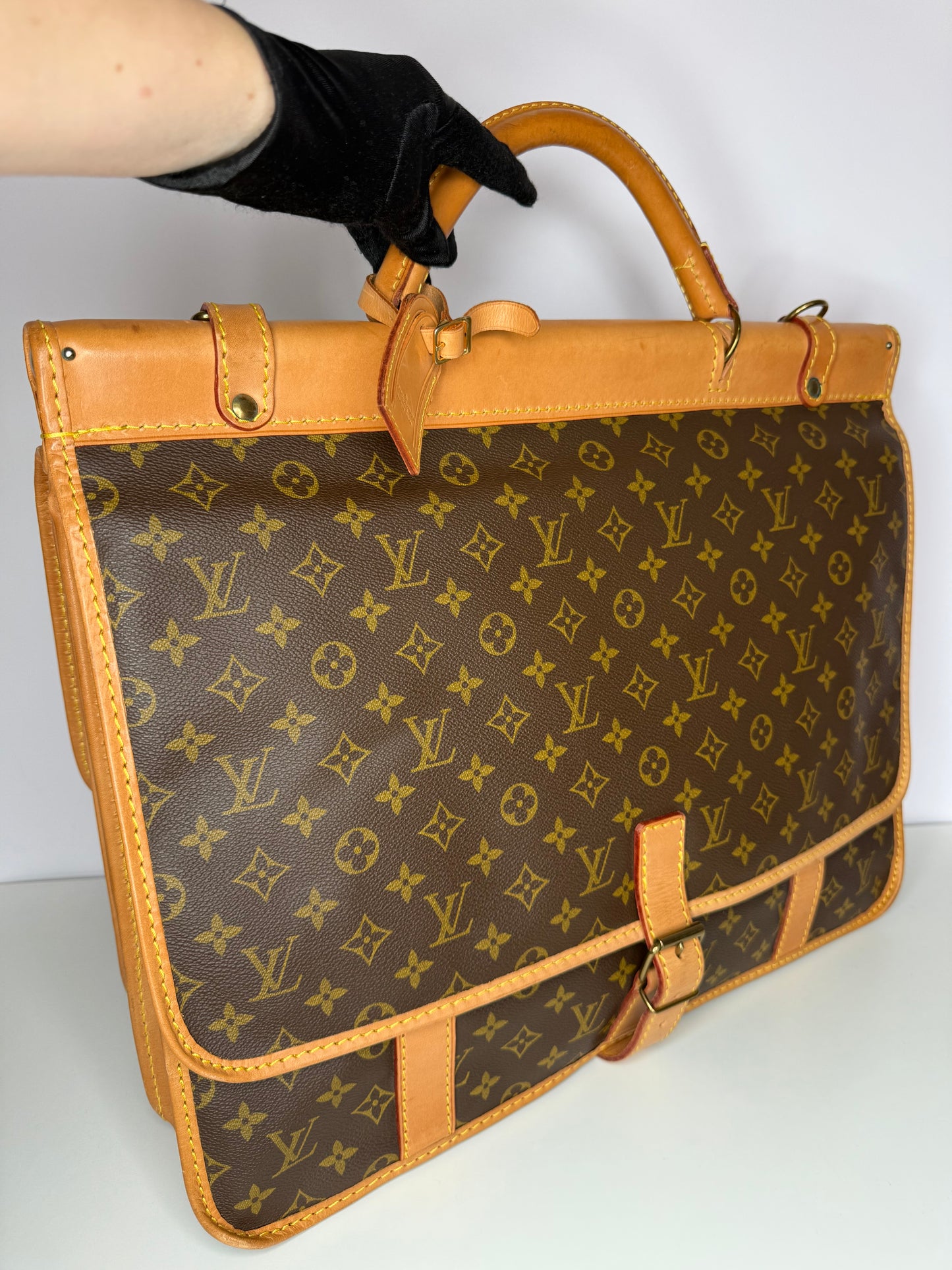 Louis Vuitton Monogram Canvas Sac Kleber Vintage Travel Bag