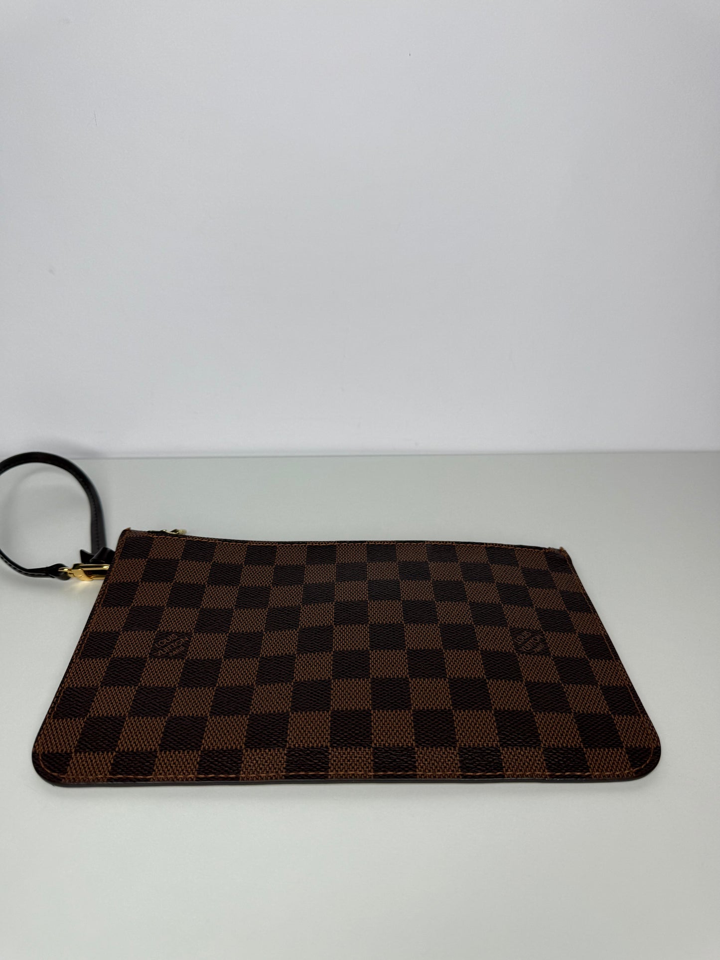 Louis Vuitton Neverfull Pochette Damier Ebene Canvas