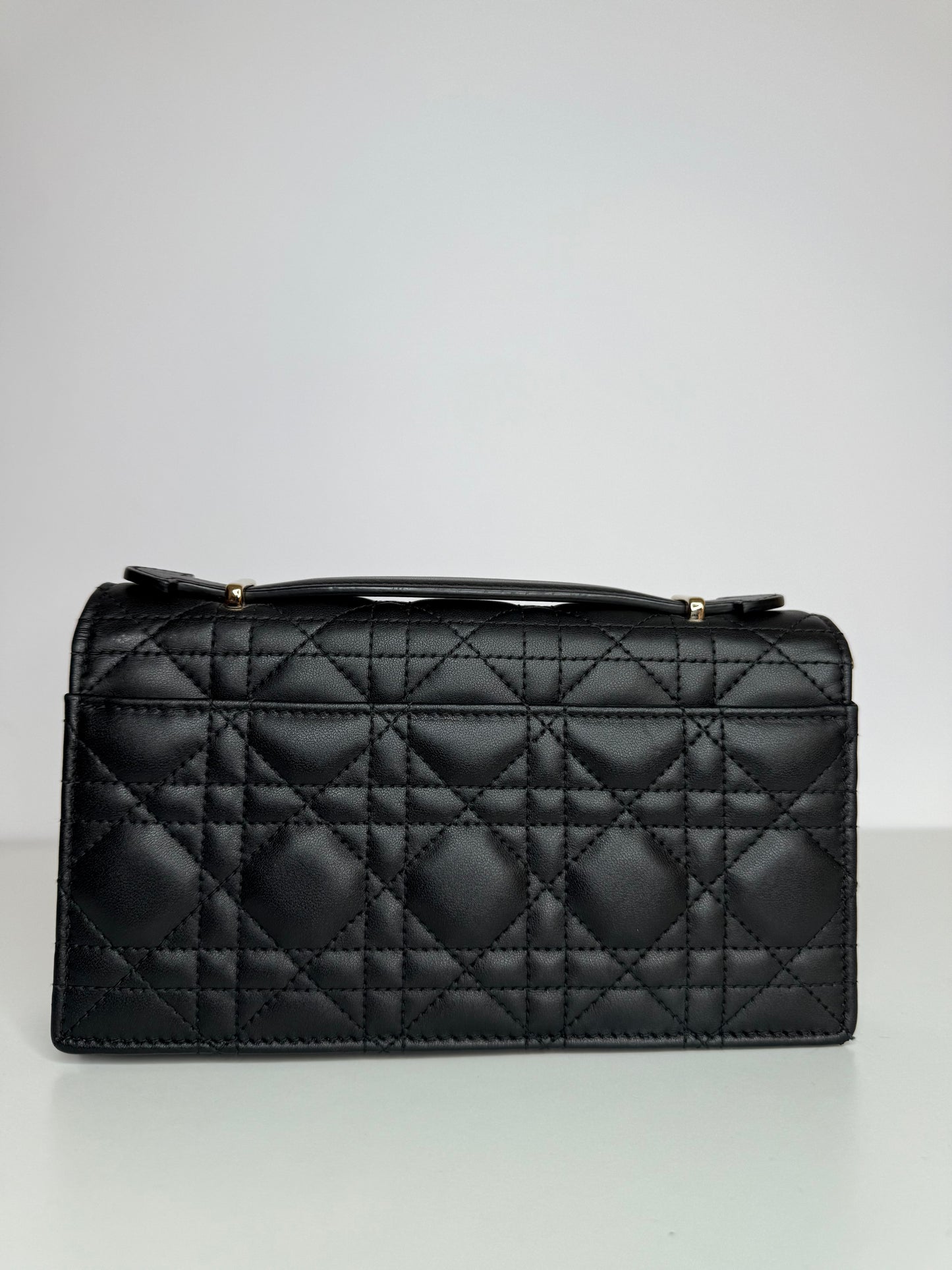 Dior My Dior Mini Bag Black Cannage Lambskin