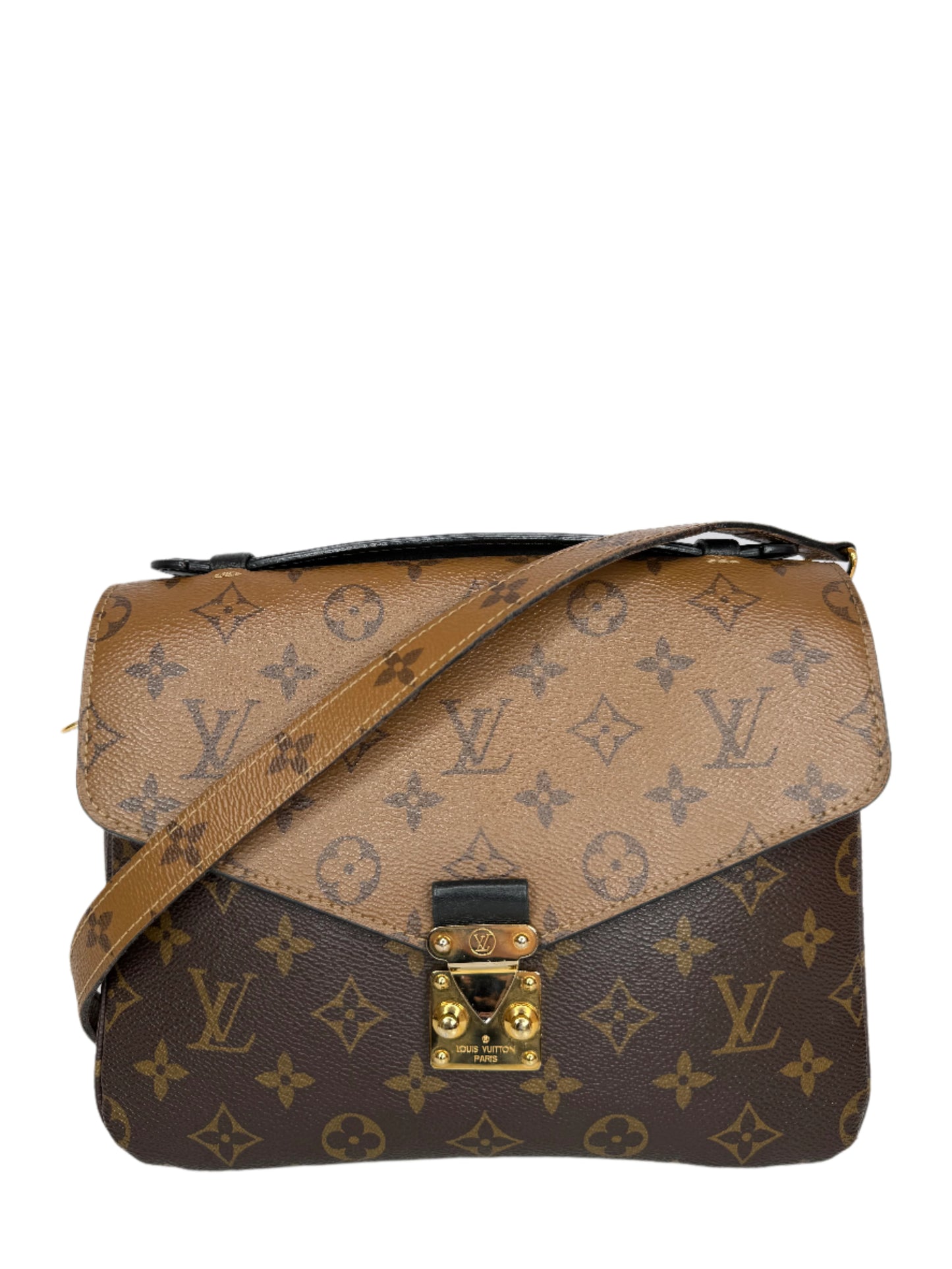 Louis Vuitton Pochette Métis Monogram Reverse Canvas