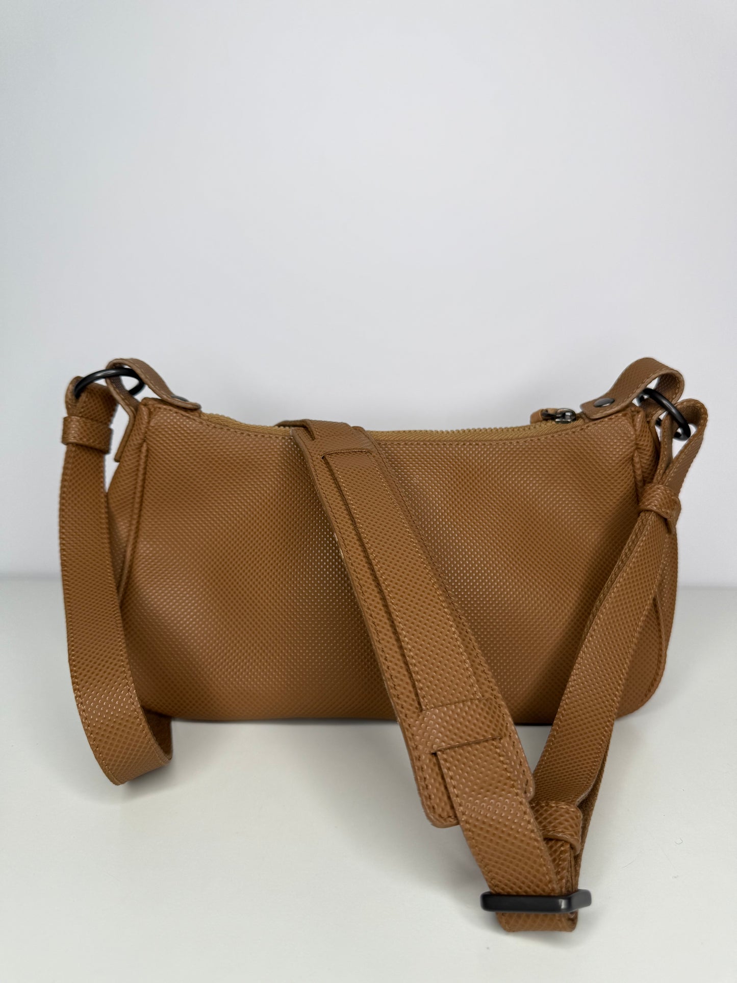 Bottega Veneta Brown Intrecciato Leather Crossbody Bag Brown Camel