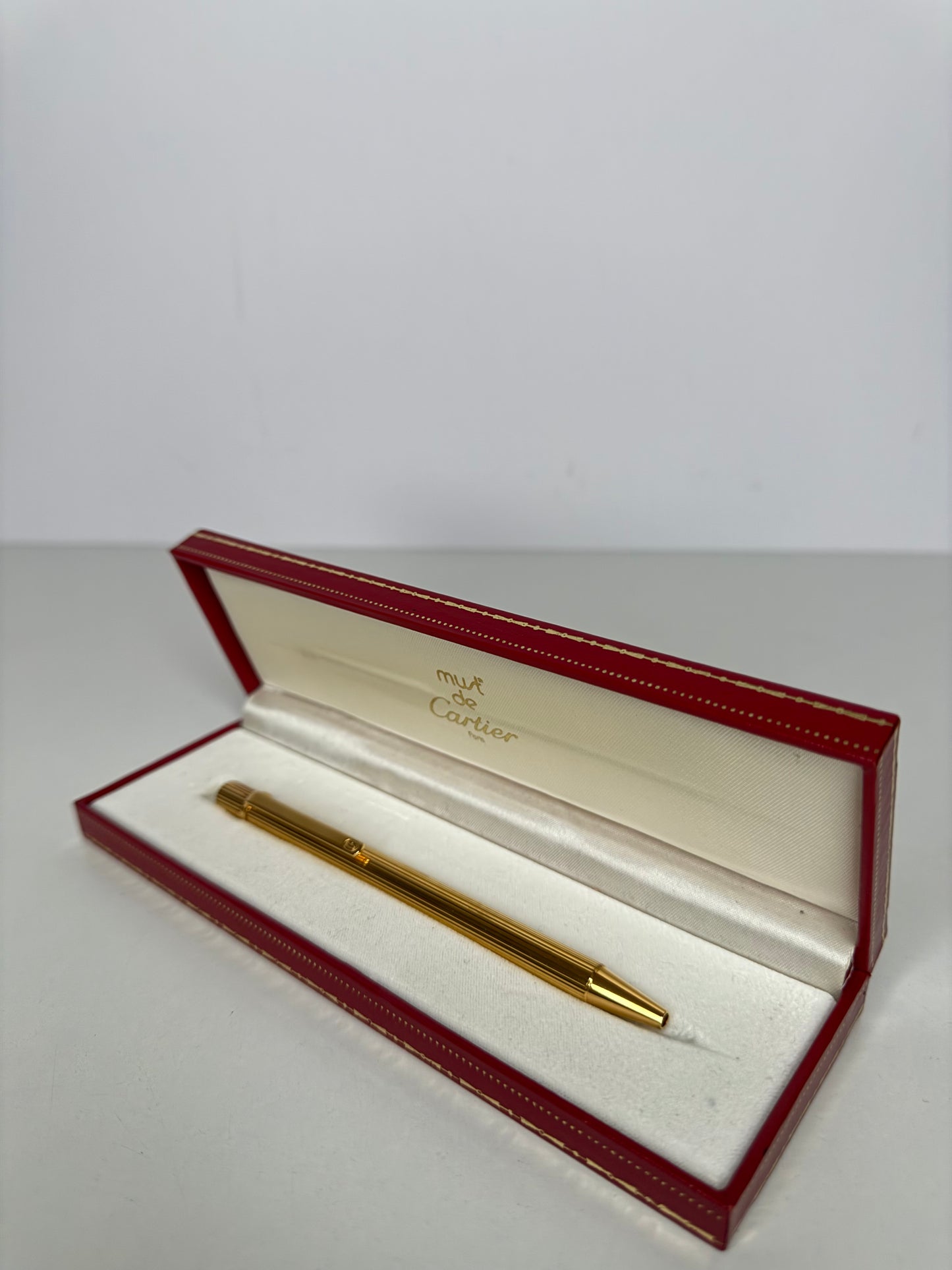 Cartier Must De Cartier Gold Plated Ballpoint Pen