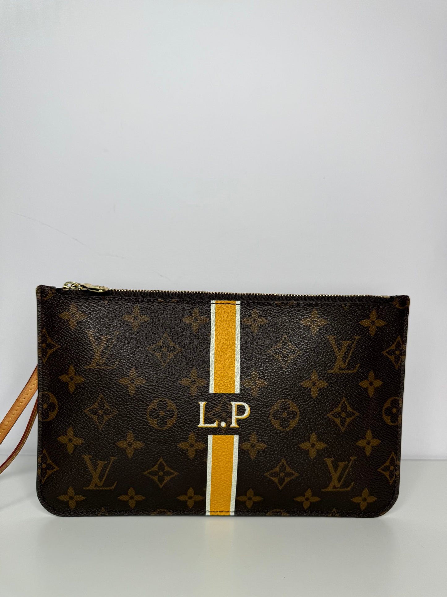 Louis Vuitton My LV Heritage Neverfull MM Monogram Canvas L.P Initials with Pochette