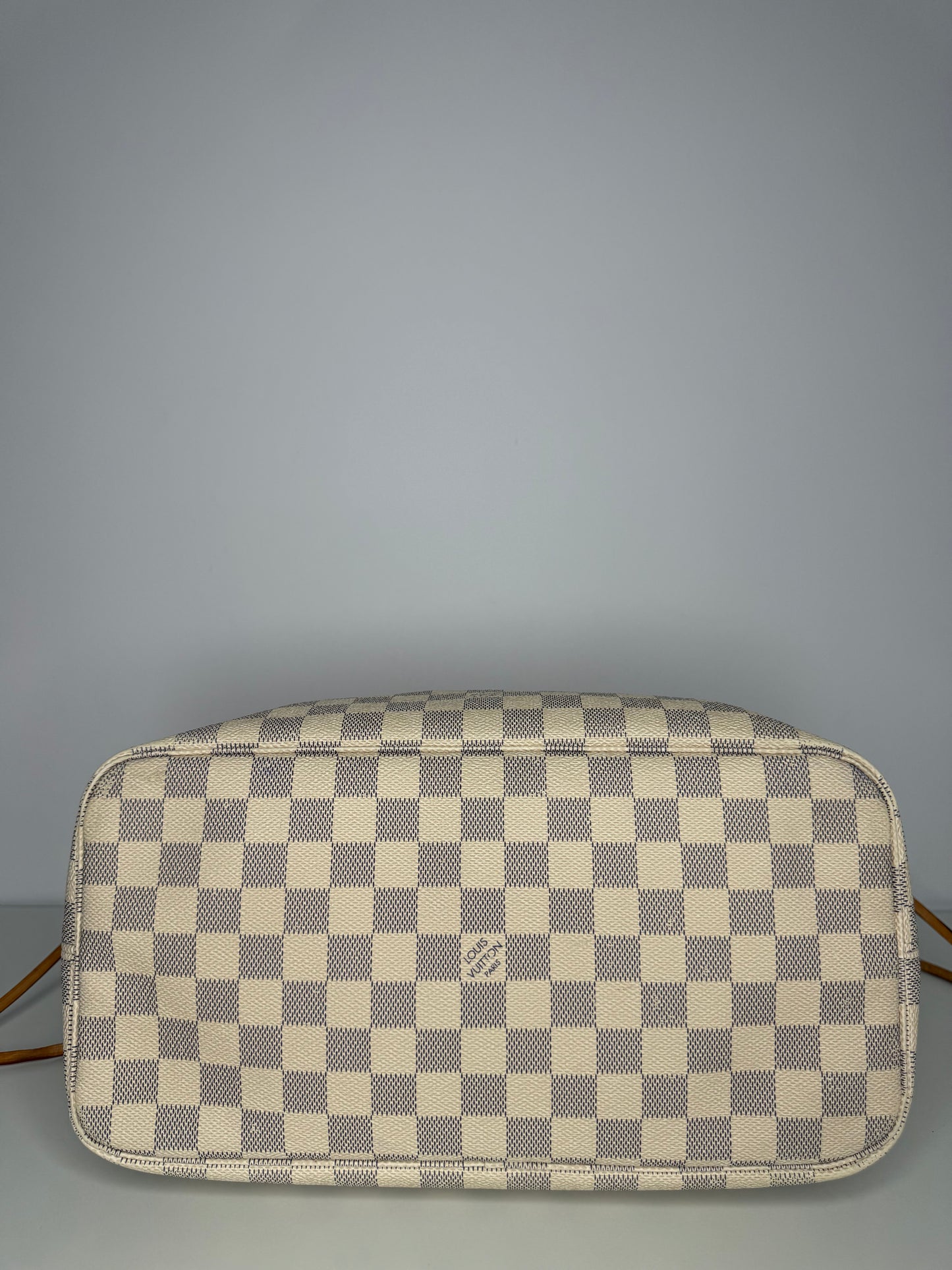 Louis Vuitton Neverfull MM Damier Azur Canvas with Pochette