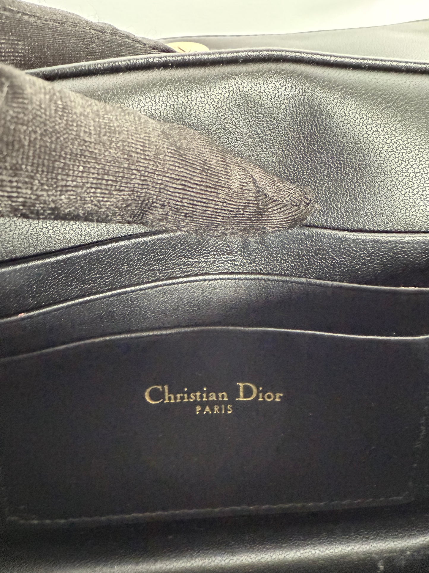 Dior My Dior Mini Bag Black Cannage Lambskin