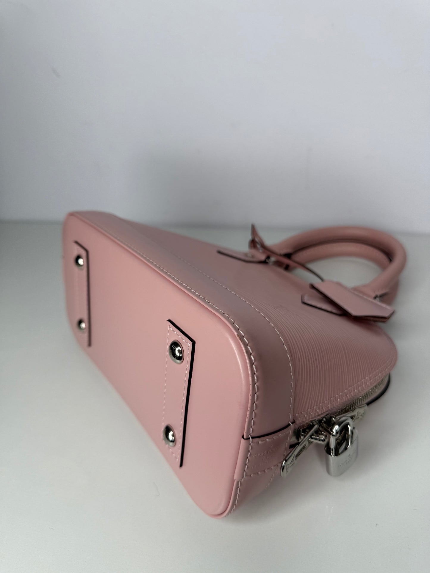 Louis Vuitton Alma BB Rose Ballerine Epi Leather