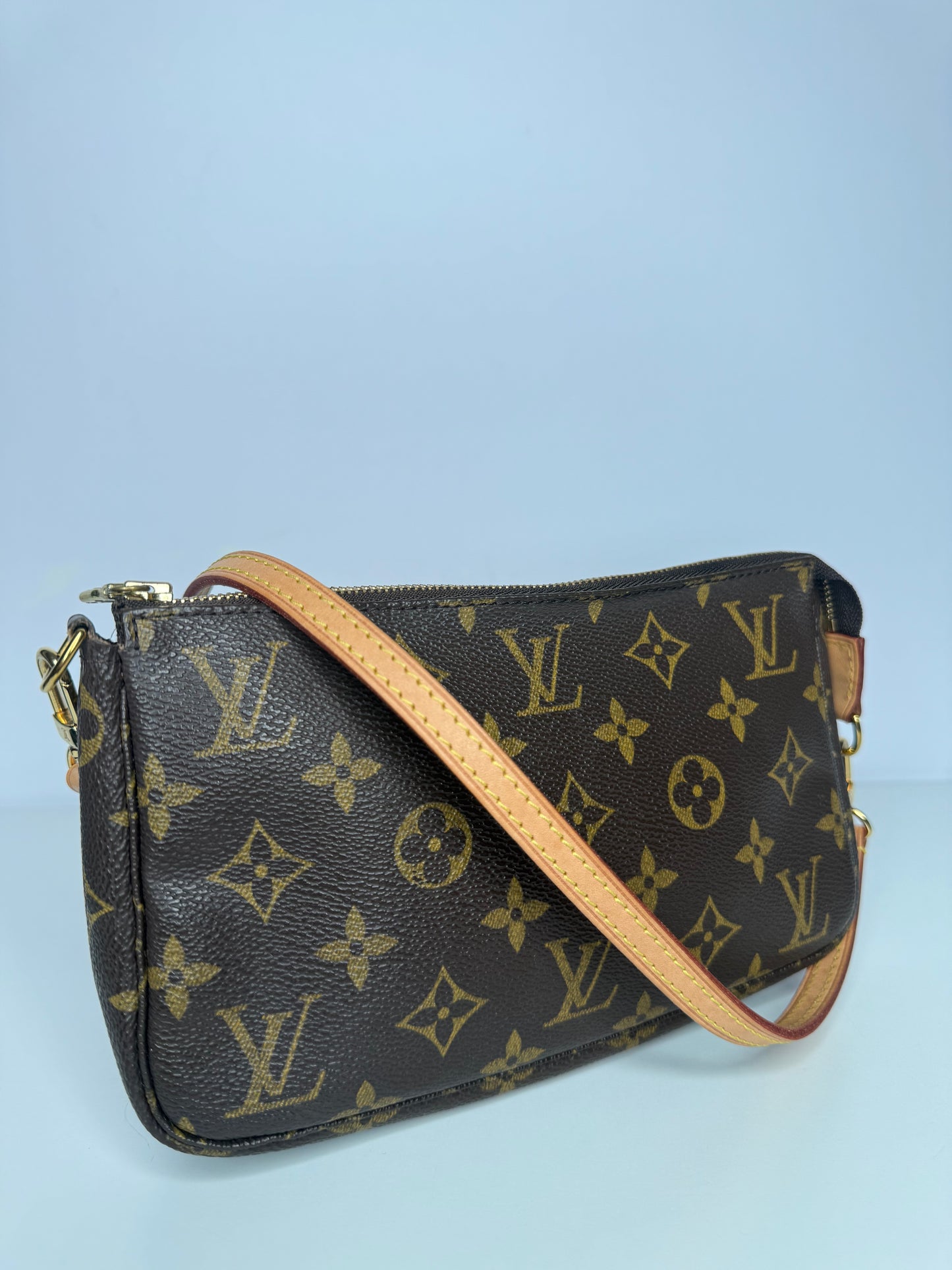 Louis Vuitton Pochette Accessoires Monogram Canvas with Crossbody Strap