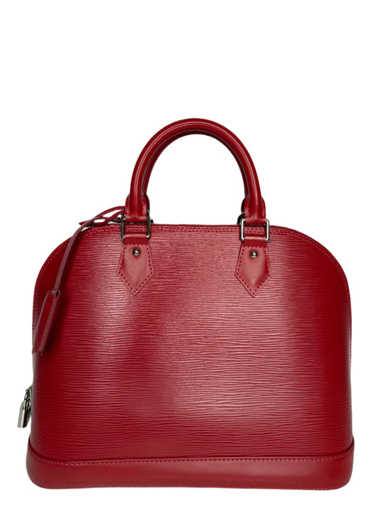 Louis Vuitton Alma PM Red Epi Leather
