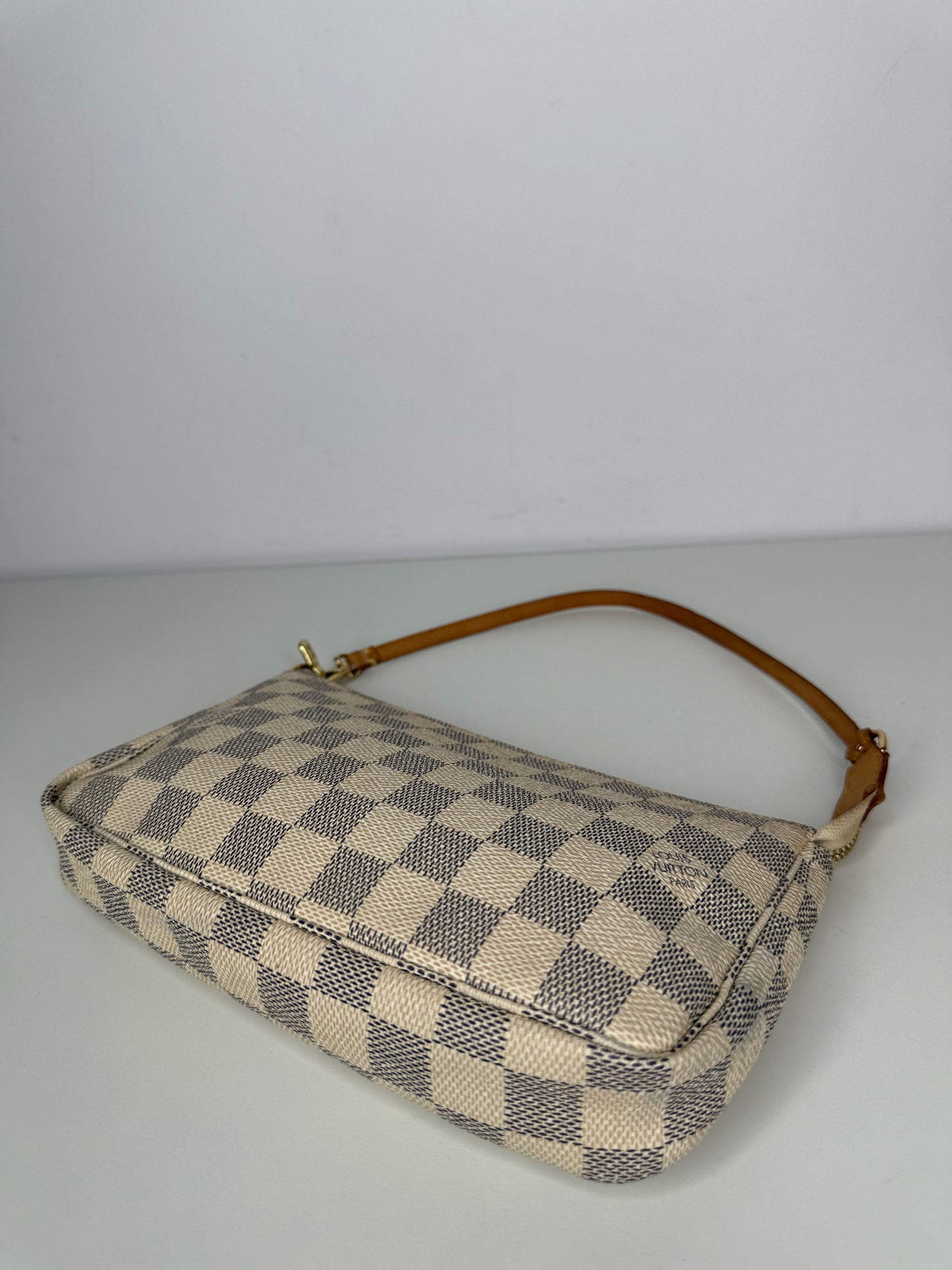 Louis Vuitton Pochette Accessoires Damier Azur Canvas