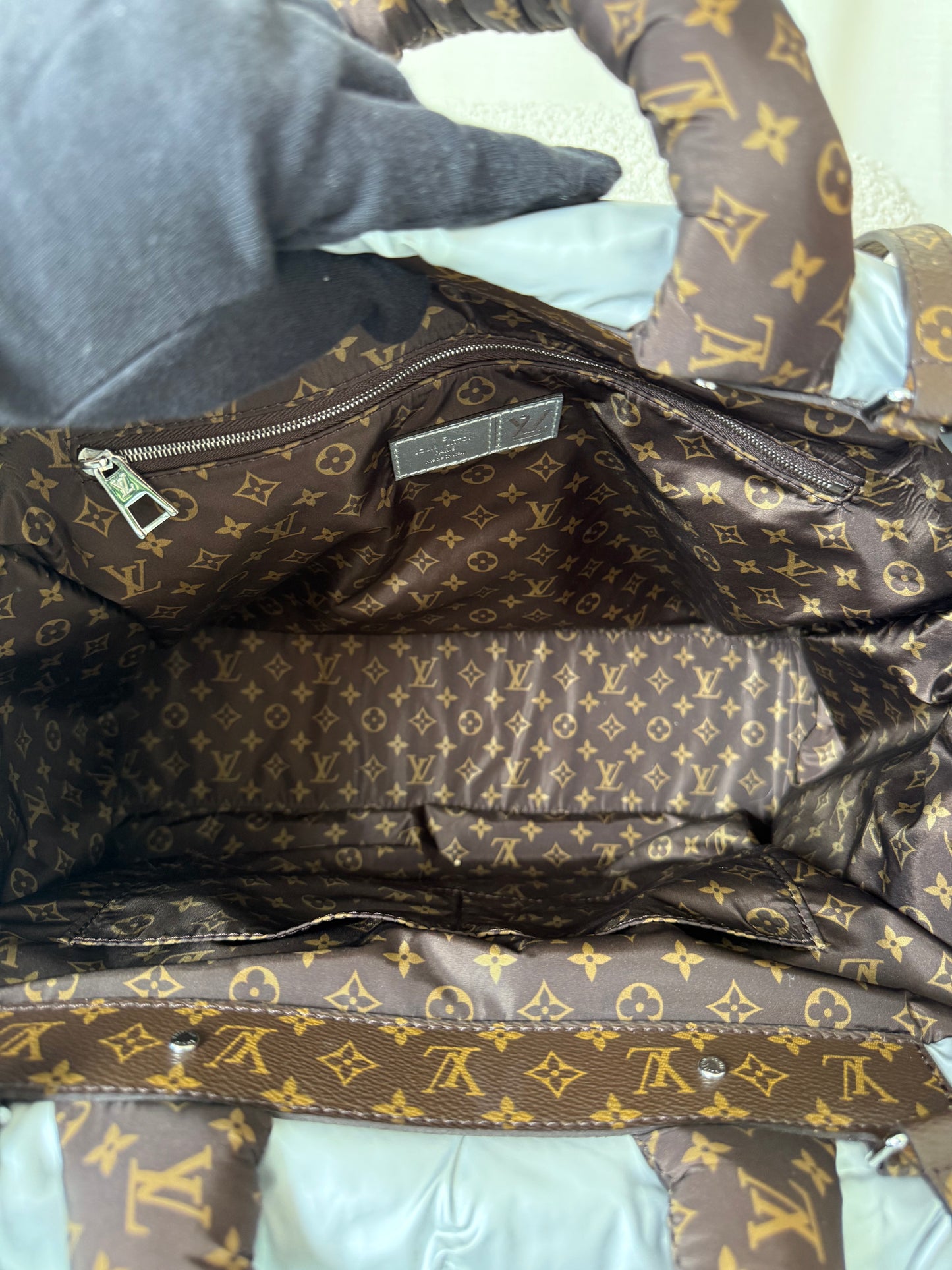Louis Vuitton PillowOnTheGo GM Monogram Quilted Econyl Nylon Tote Bag
