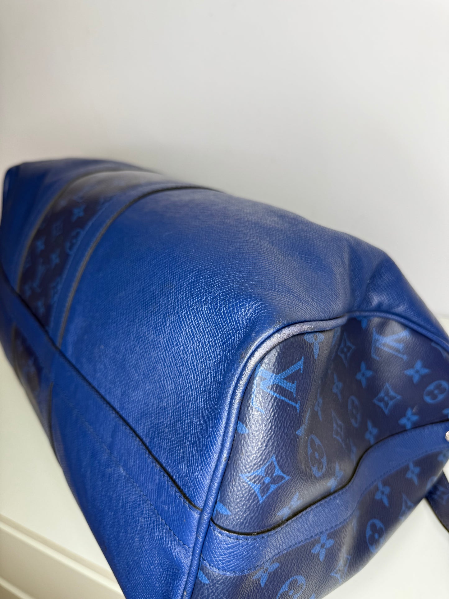Louis Vuitton Keepall Bandoulière 50 Cobalt Taigarama