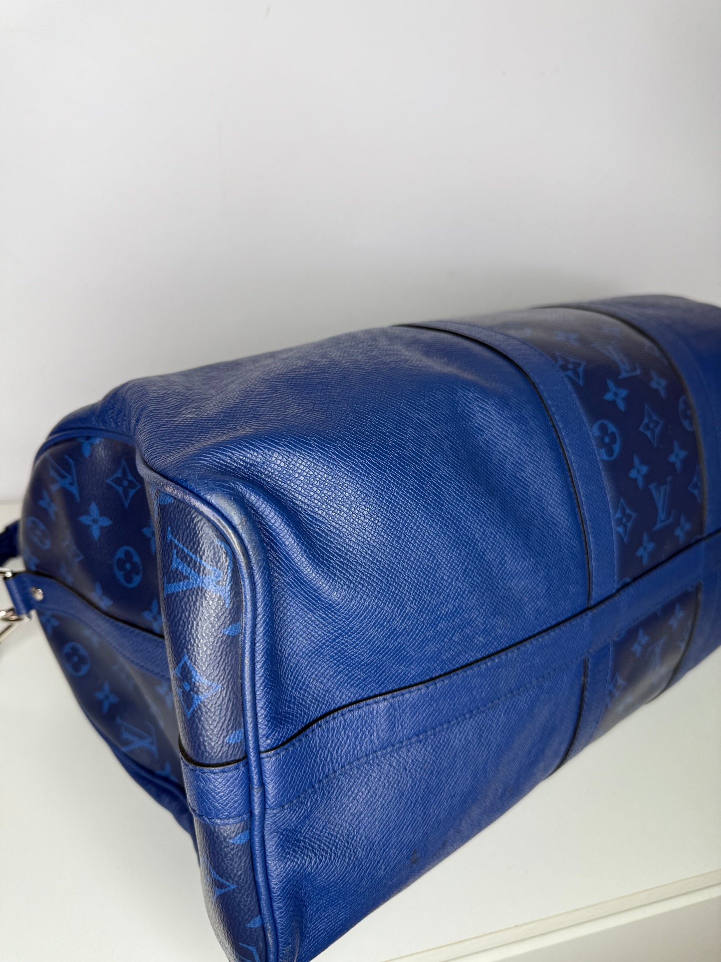 Louis Vuitton Keepall Bandoulière 50 Cobalt Taigarama