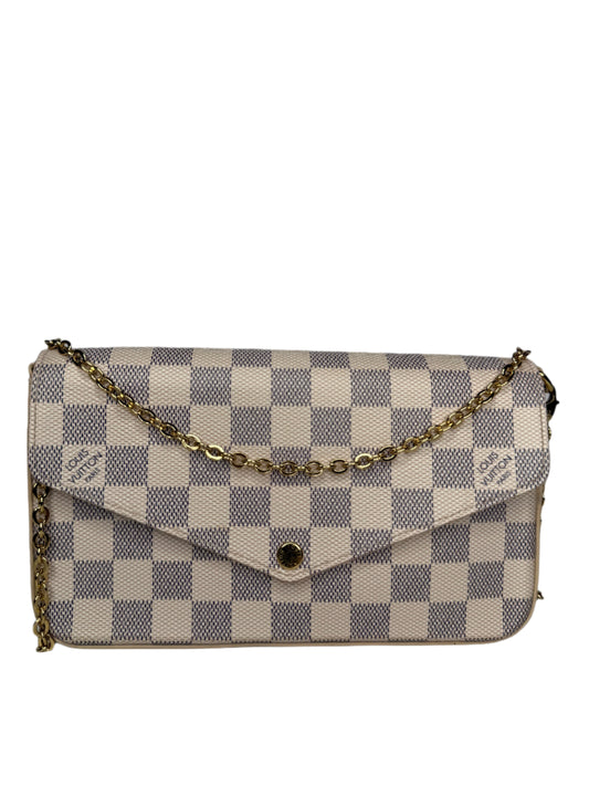 Louis Vuitton Félicie Pochette Damier Azur Canvas