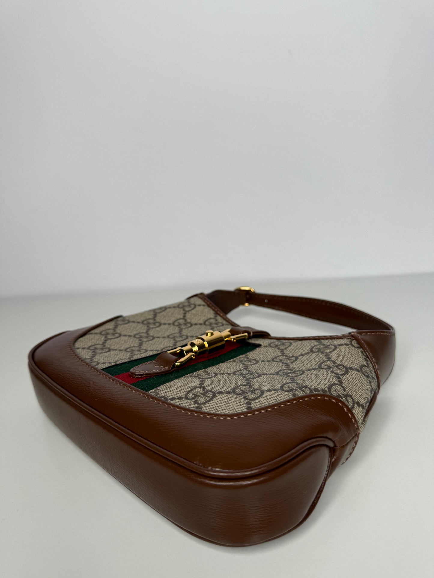 Gucci Jackie 1961 Mini Hobo Bag In GG Supreme Canvas