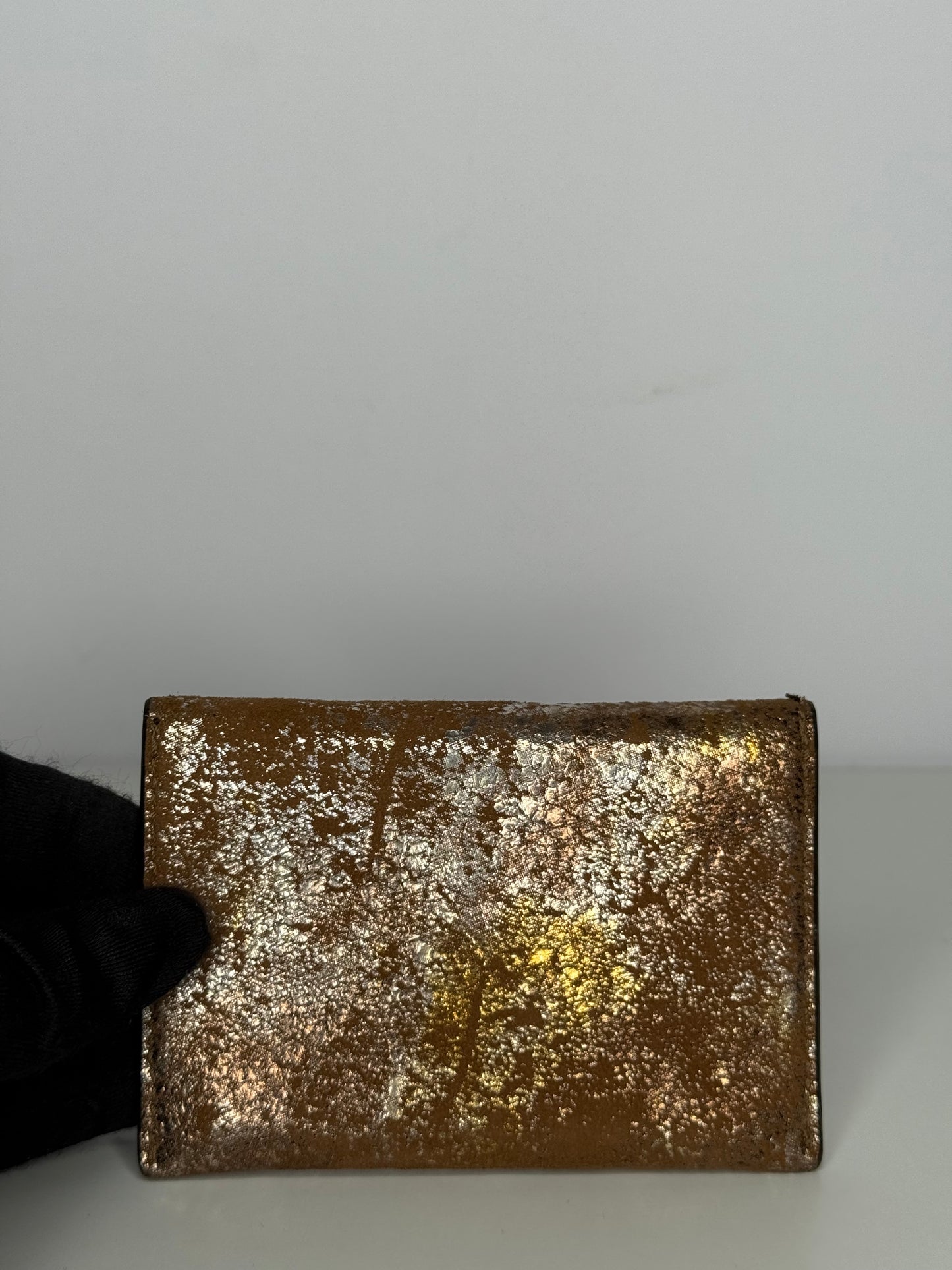 Alexander McQueen Skull Leather Card Case