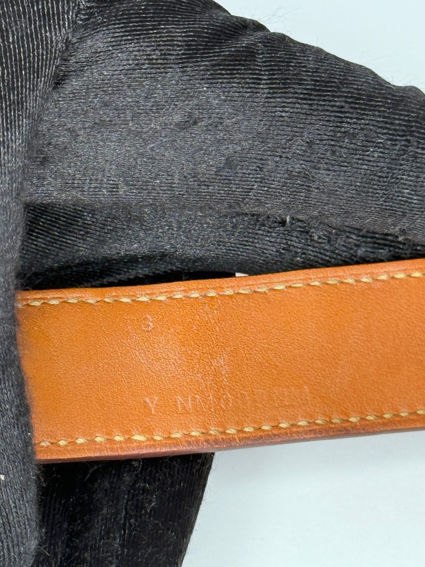 Hermès Collier de Chien Shiny Orange Alligator Bracelet