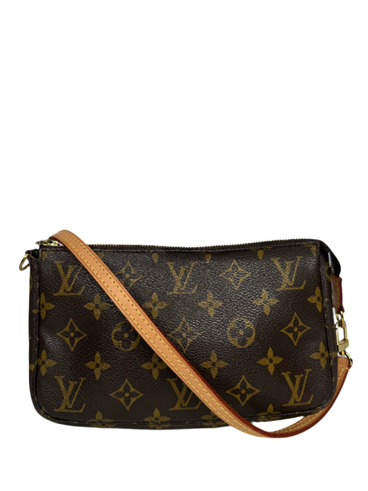 Louis Vuitton Pochette Accessoires Monogram Canvas with Crossbody Strap