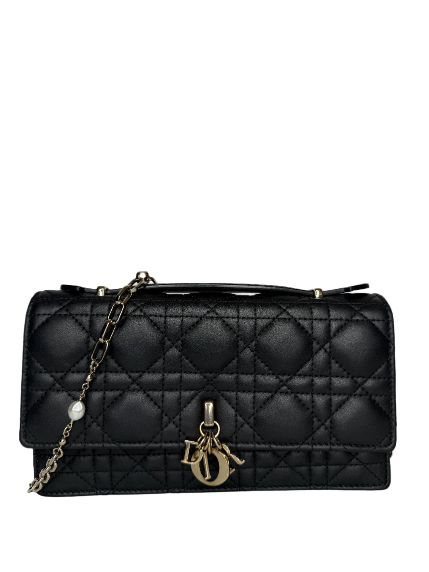 Dior My Dior Mini Bag Black Cannage Lambskin