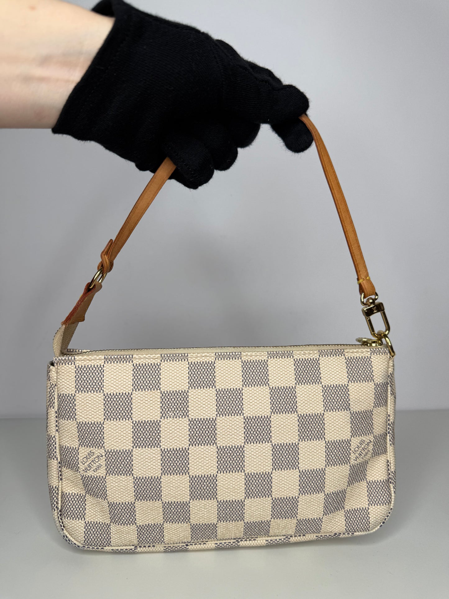 Louis Vuitton Pochette Accessoires Damier Azur Canvas