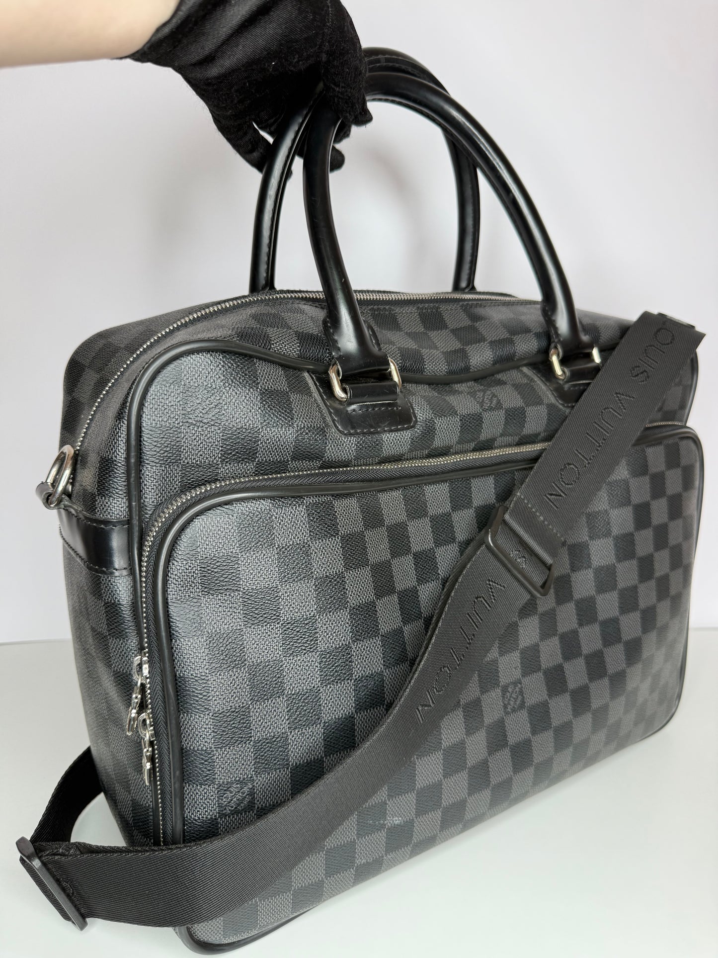 Louis Vuitton Icare Damier Graphite Canvas Business Bag