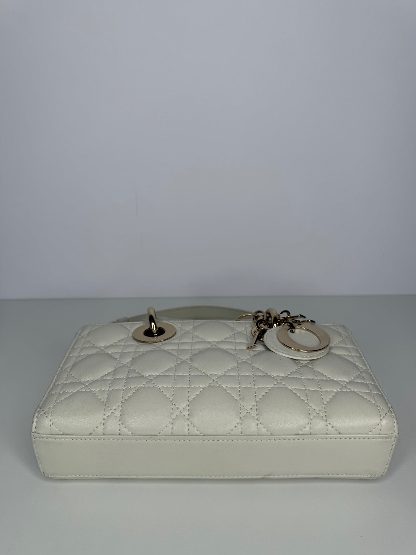 Dior Lady D-Joy Small Latte Cannage Lambskin Bag