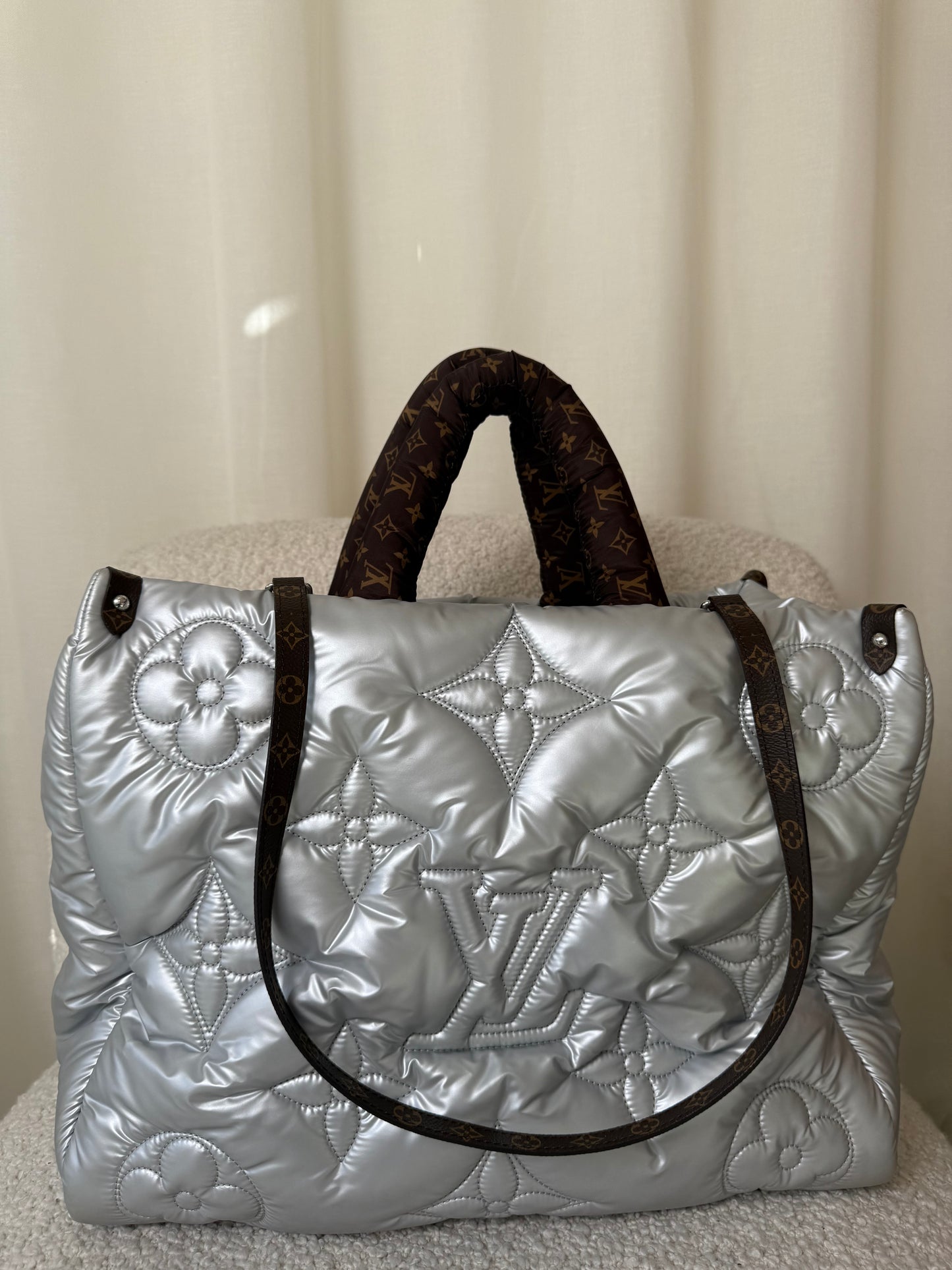 Louis Vuitton PillowOnTheGo GM Monogram Quilted Econyl Nylon Tote Bag