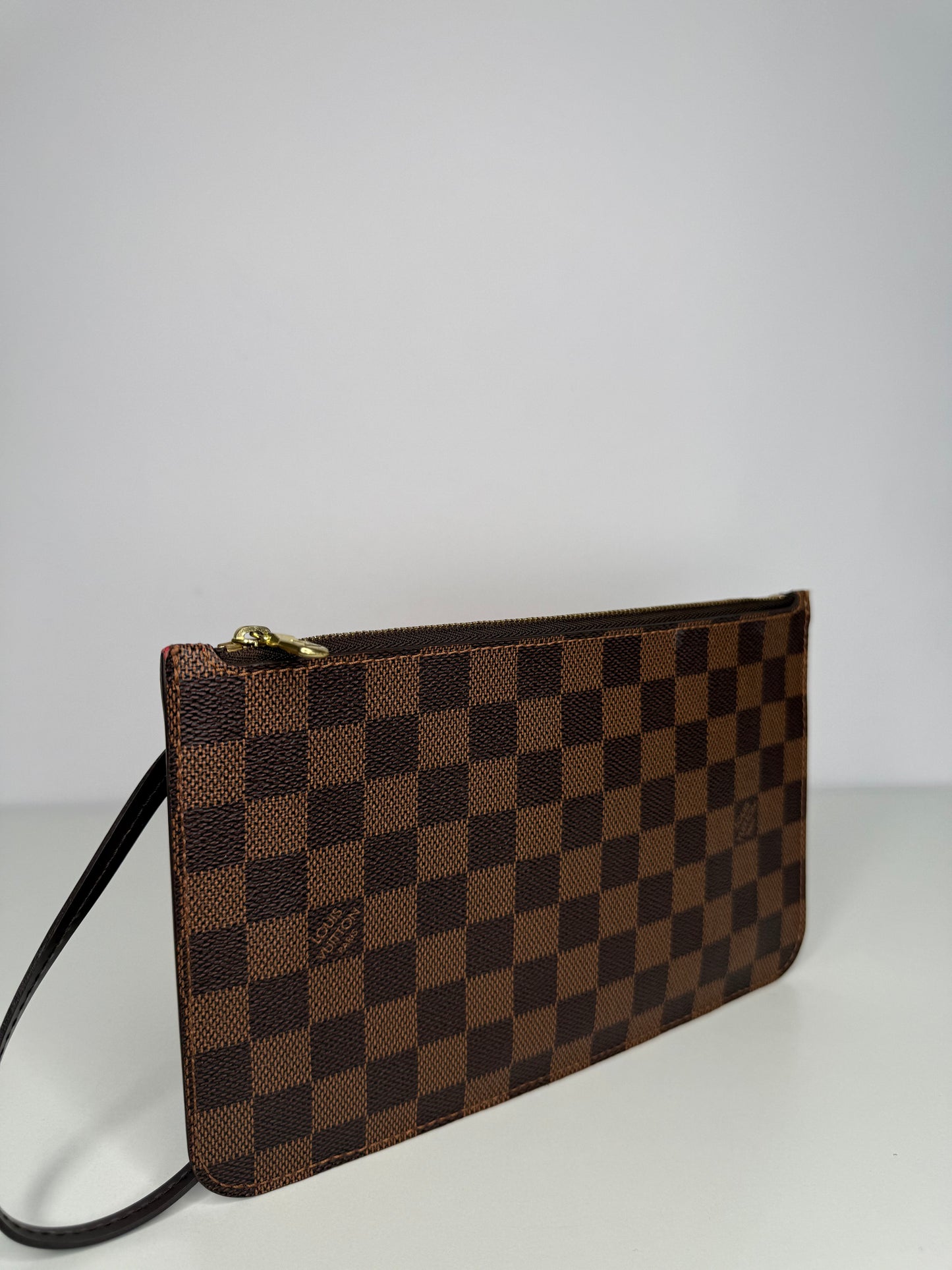 Louis Vuitton Neverfull Pochette Damier Ebene Canvas