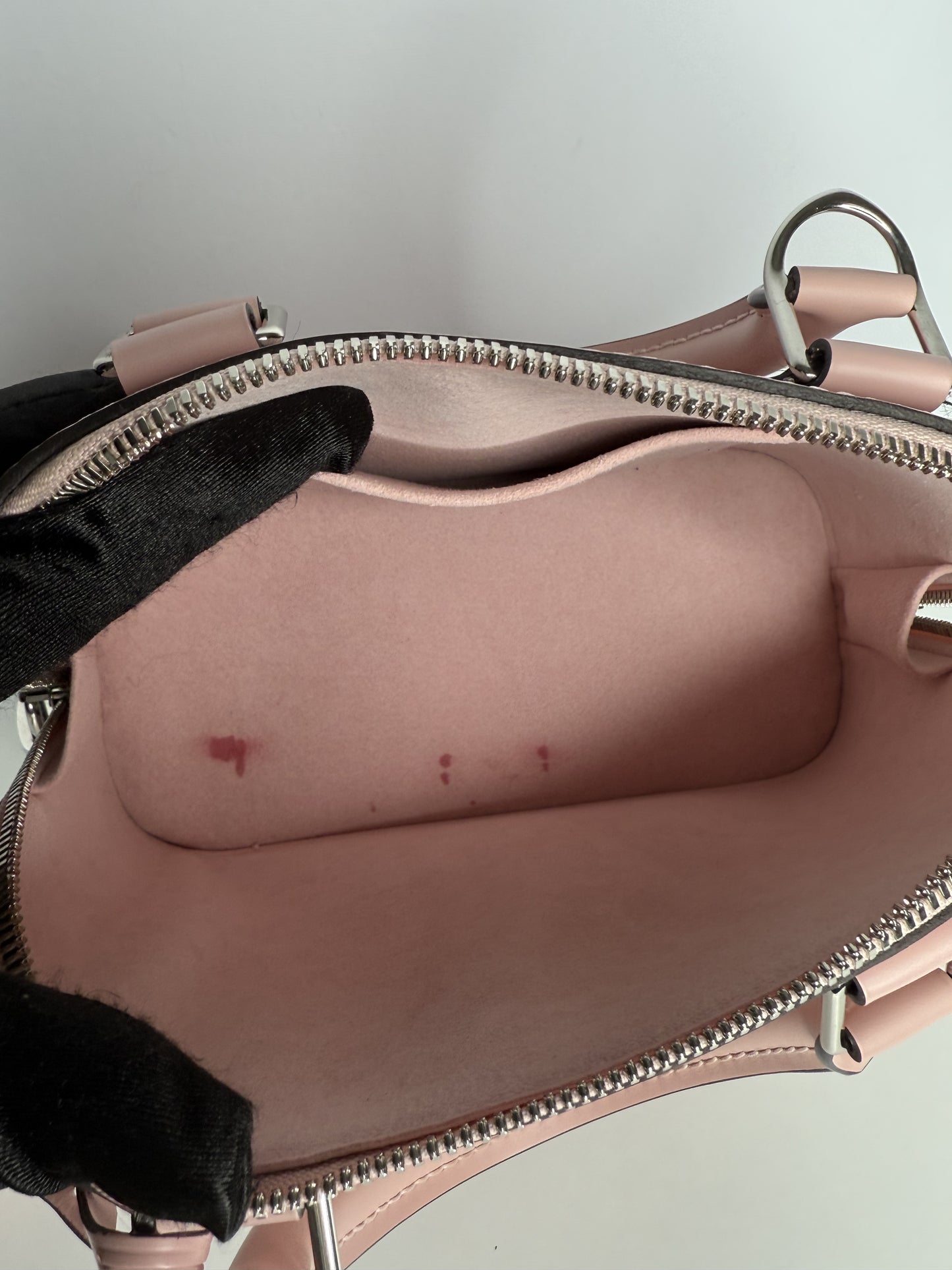 Louis Vuitton Alma BB Rose Ballerine Epi Leather