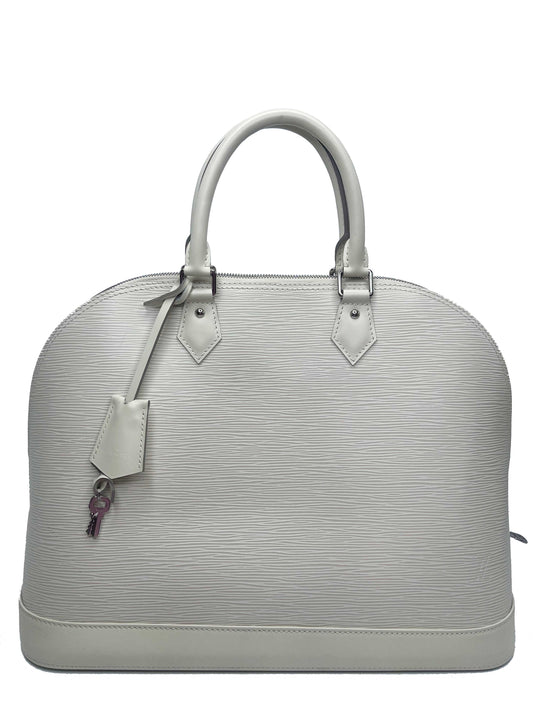 Louis Vuitton Alma Off White Epi Leather GM Bag