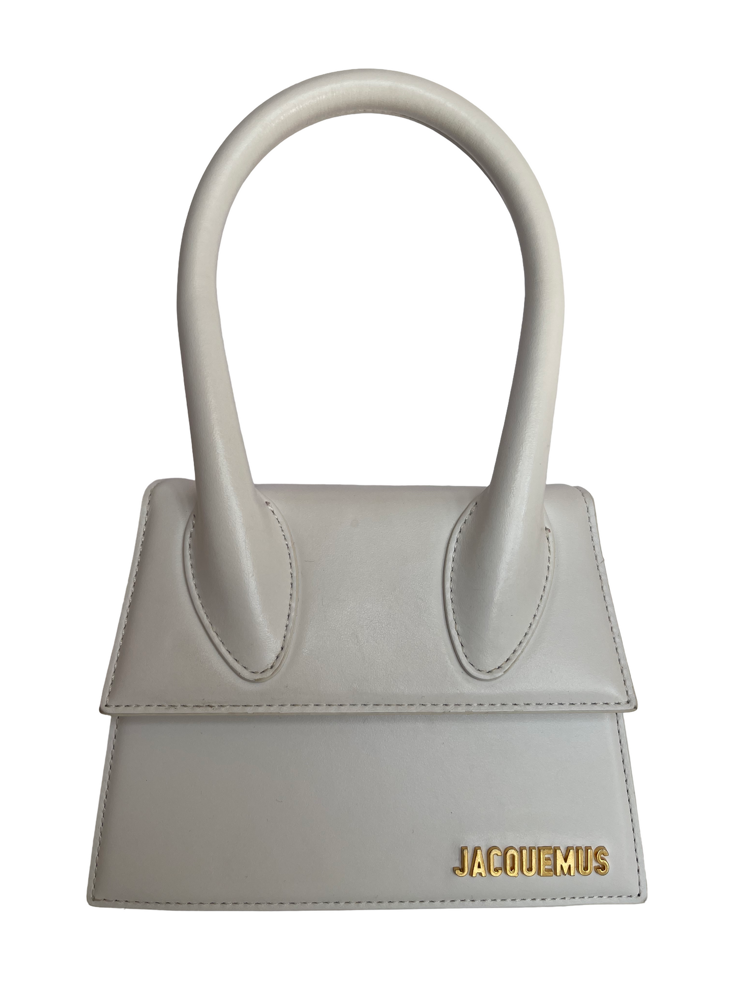 Jacquemus Le Chiquito Medium White Leather Bag