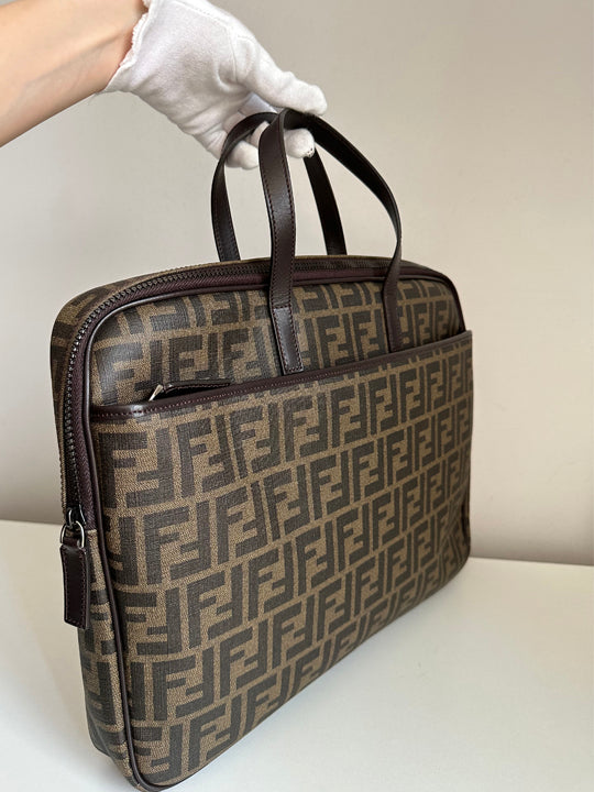 Fendi Zucca Signature Laptop Case