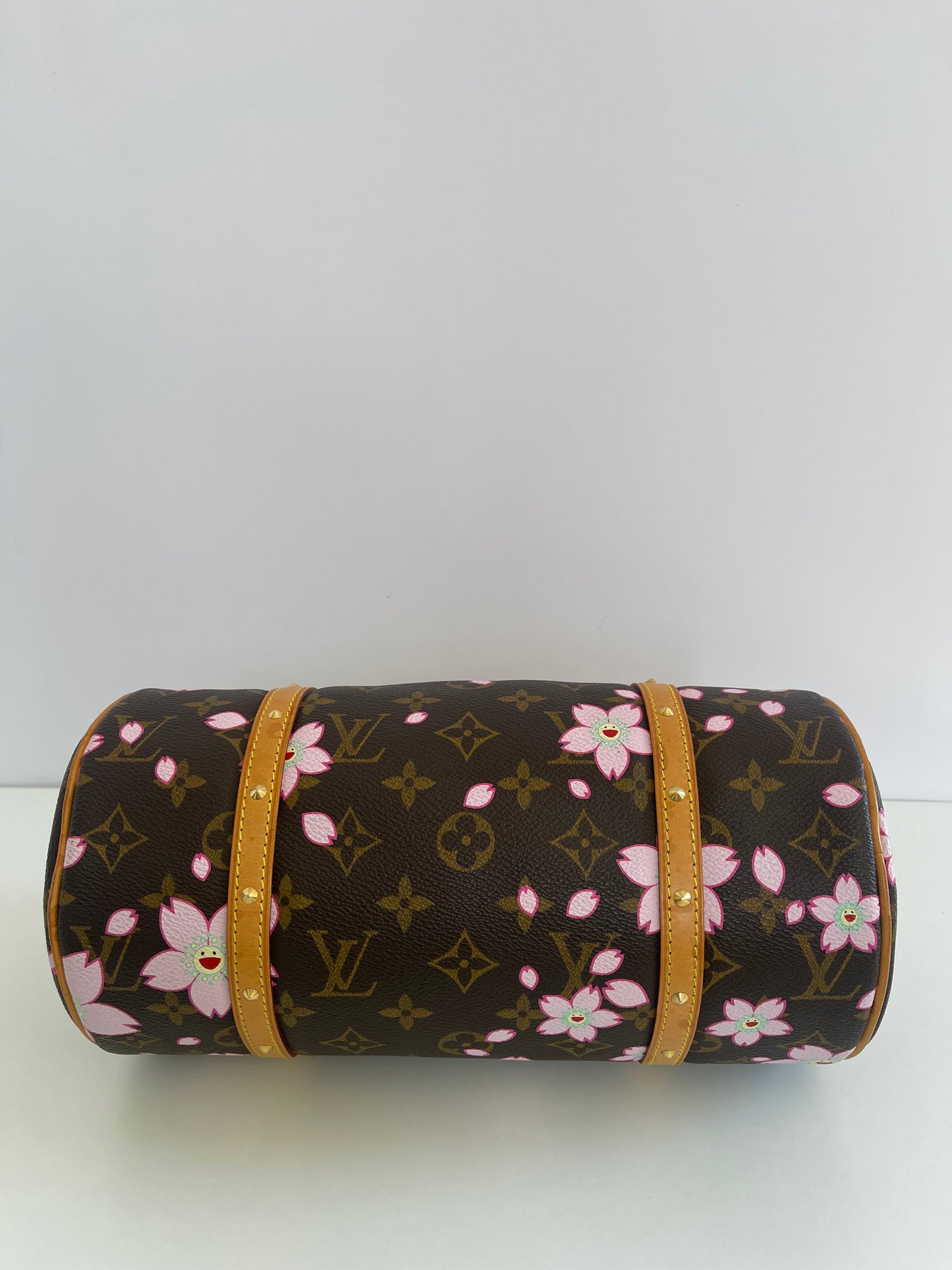 Louis Vuitton Limited Edition Monogram Cherry Blossom Papillon Bag