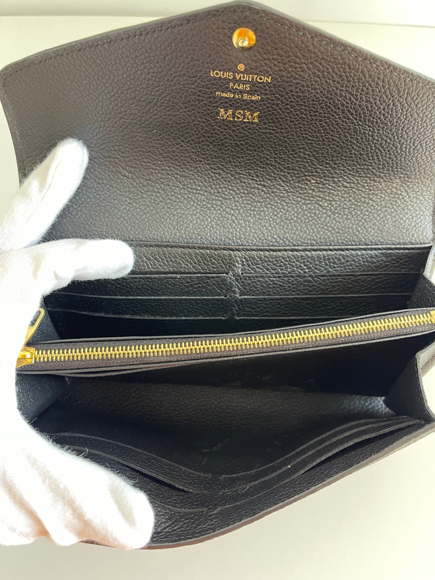 Louis Vuitton Sarah Wallet Monogram Empreinte Canvas