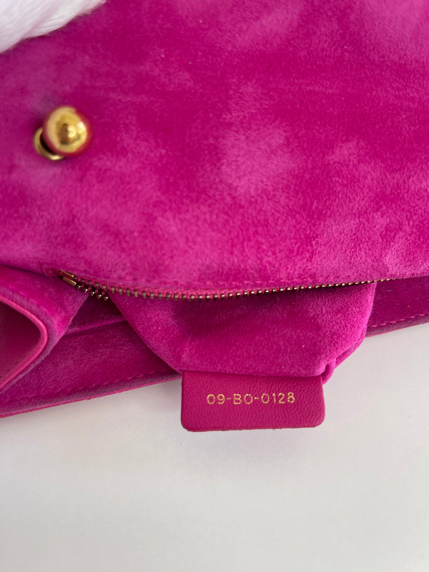 Christian Dior Dioraddict Large Fuchsia Lambskin Cannage Flap Bag