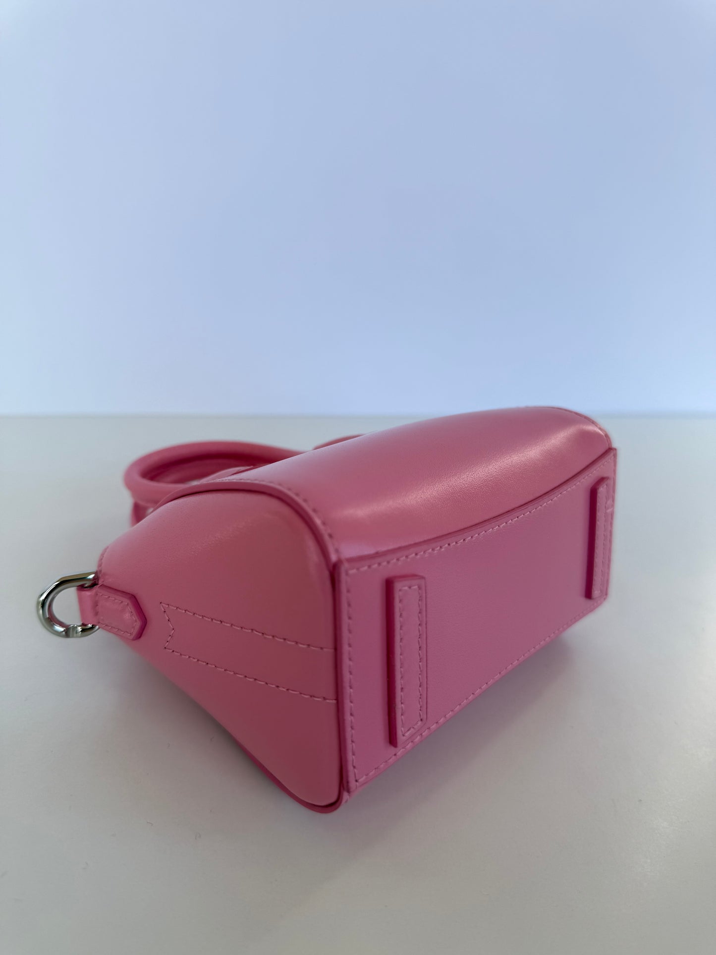 Givenchy Micro Antigona Pink Smooth Calfskin Leather Bag