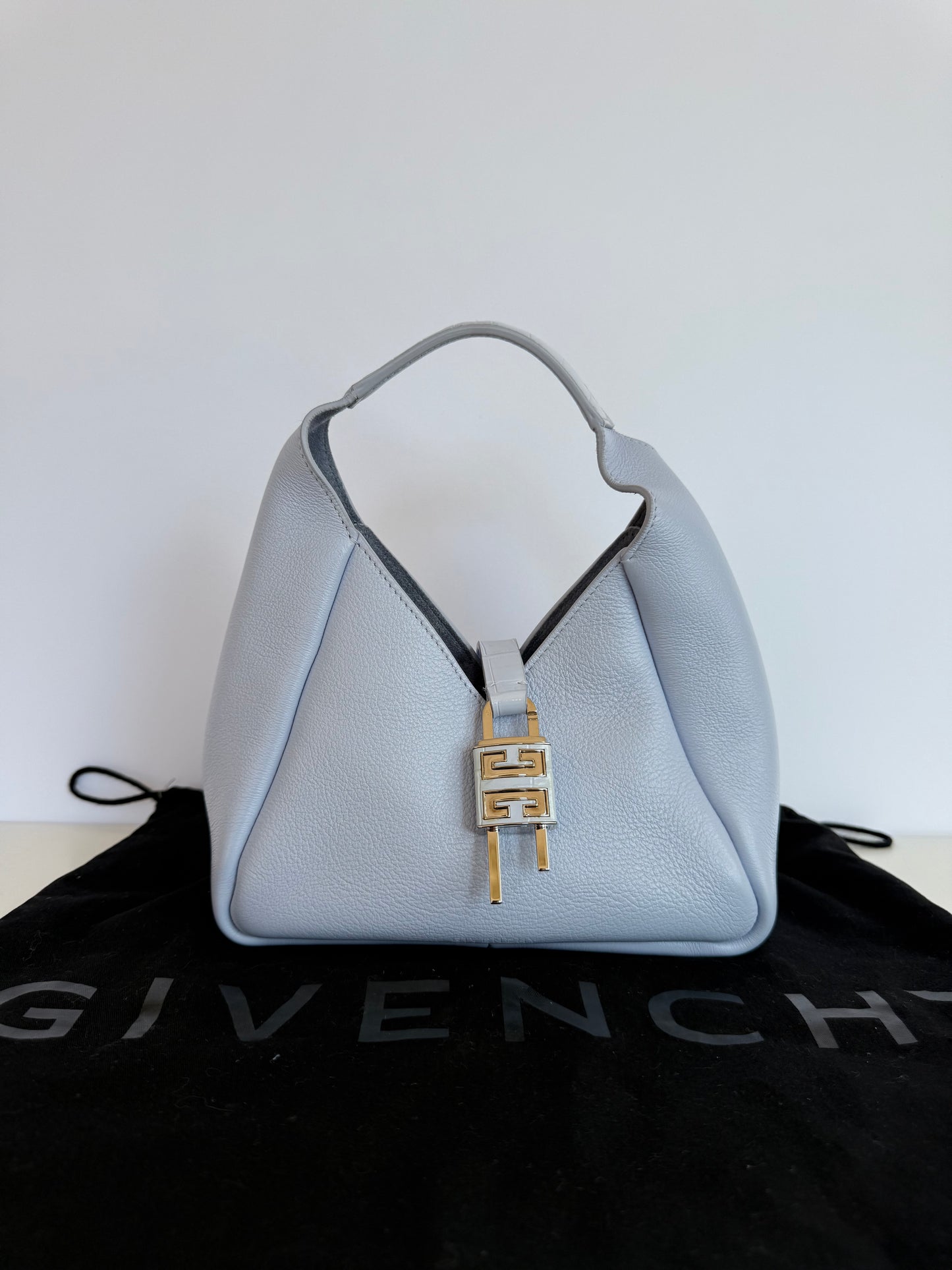 Givenchy Mini G-Hobo Baby Blue Calf Leather