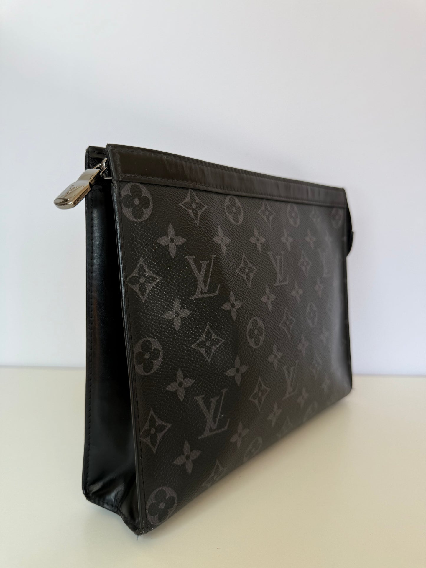 Louis Vuitton Pochette Voyage MM Monogram Eclipse Canvas