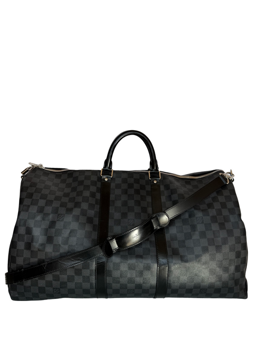 Louis Vuitton Keepall Bandoulière 55 Damier Graphite Canvas